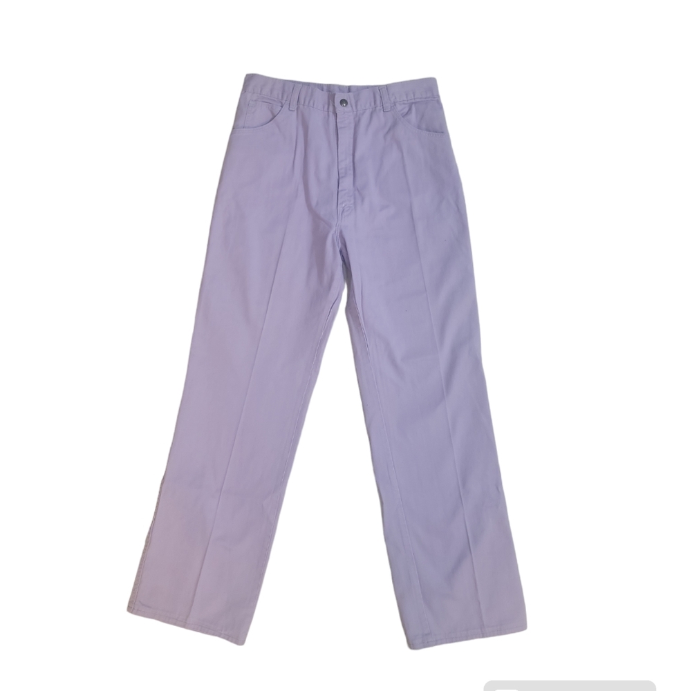 Vintage Live Ins 1970s Lilac Rare Straight Leg Highwaist‎ Mom Jeans Size 15/16